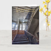 Witzige Grüße Karte (Gelbe Blume)