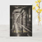 Witzige Grüße Karte (Gelbe Blume)