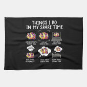 Witzige Guinea schwänzt Dinge, die ich in meiner F Geschirrtuch (Horizontal)