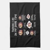 Witzige Guinea schwänzt Dinge, die ich in meiner F Geschirrtuch (Vertikal)