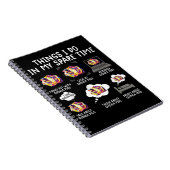 Witzige Guinea schwänzt Dinge, die ich in meiner F Notizblock (Rechte Seite)