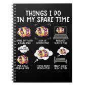 Witzige Guinea schwänzt Dinge, die ich in meiner F Notizblock (Vorderseite)