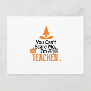 Witzige Halloween-Kostüme kann einem Lehrer nichts Postkarte