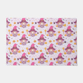 Witzige Halloween-Muster mit Kürpen, Fledermäusen Fußmatte (Vorderseite)