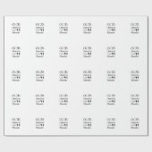 Witzige, humorvolle, obsessive Rinderkrankheit Geschenkpapier (Flach)