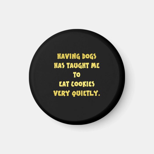 Witzige Hunde und Kekse Joke Magnet (Vorne)