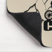 witzige inspirierende Fahrradziffern Mousepad (Ecke)