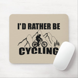 witzige inspirierende Fahrradziffern Mousepad