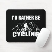 witzige inspirierende Fahrradziffern Mousepad (Mit Mouse)