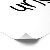 Witzige Katze in meiner Verteidigung wurde ich unb Poster (Ecke)