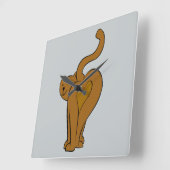 Witzige Katzen, Katzenklatsche, Schwanz, Uhr (Winkel)