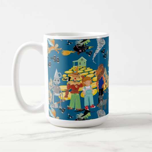 Witzige Kinderfiguren Kaffeetasse (Links)