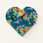 Witzige Kinderfiguren Notizblock (Rückseite)