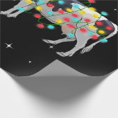 witzige Kuhweihe Weihnachten Rentiere Weihnachten Geschenkpapier (Ecke)