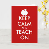 Witzige Lehrer Wertungswoche Grußkarten Karte (Gelbe Blume)