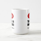 Witzige Lehrerin in schlechter Laune Kaffeetasse (Mittel)