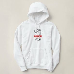 Witzige Mädchen Problem habe ich nichts zu tragen Hoodie