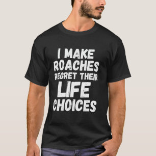 Witzige Männer Schädling-Kontrolle-Ausrotter T-Shirt
