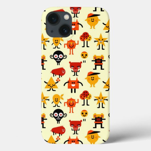 Witzige Monster Case-Mate iPhone Hülle (Rückseite)