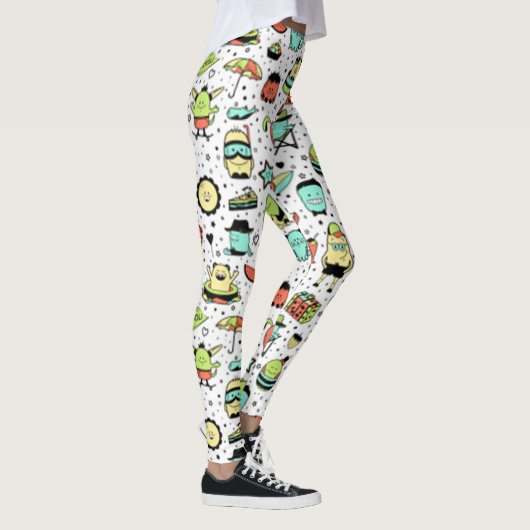 Witzige Monster Leggings (Rechts)
