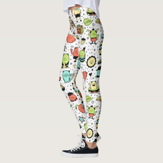Witzige Monster Leggings (Links)