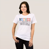 Witzige Mutter Tri-Blend Shirt (Vorderseite voll)