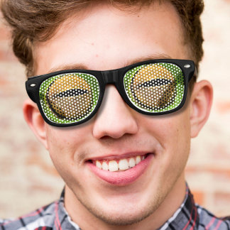 witzige, nerdige Froschauke Partybrille