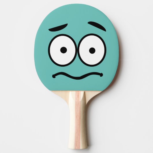 Witzige Neuigkeit Emoji Tischtennis Schläger (Vorderseite)