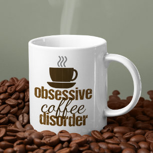 Witzige Obsessive Kaffeeerkrankung Barista Kaffeetasse
