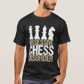 Witzige, obsessive Schachstörung T-Shirt (Vorderseite)