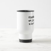 Witzige Organisation zitiert niedlichen Typografie Reisebecher (Mittel)