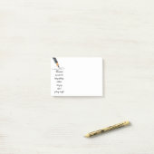 Witzige Pensionierung tut nichts, wird nicht erwis Post-it Klebezettel (Auf Schreibtisch)