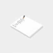 Witzige Pensionierung tut nichts, wird nicht erwis Post-it Klebezettel (angewinkelt)