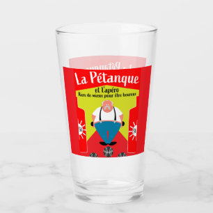witzige Pétanque-Geschenke Glas
