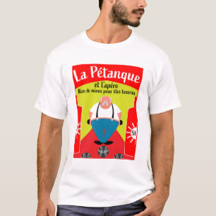 witzige Pétanque-Geschenke T-Shirt