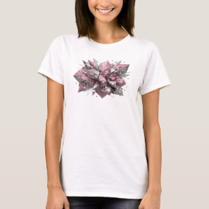 Witzige Pinke ABSTRACTE KUNST Tragbare Kunst T-Shirt