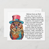 Witzige Ratschläge von einer Schüssel Postkarte (Vorne/Hinten)