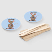 Witzige Ratte mit Kamera-Cartoon-Illustration Fächer (Non-assembled)