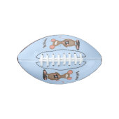 Witzige Ratte mit Kamera-Cartoon-Illustration Football (Vorderseite)