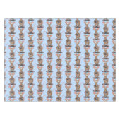 Witzige Ratte mit Kamera-Cartoon-Illustration Tischdecke (Vorderseite (Horizontal))