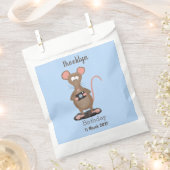 Witzige Ratte und Kamera personalisiert Geschenktütchen (Ausgeschnitten)