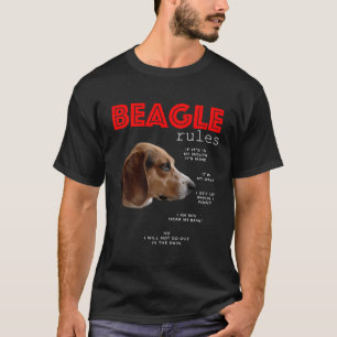 Witzige Regeln für den Besitzer eines Beagle T-Shirt