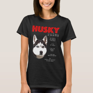 Witzige Regeln für den Besitzer eines sibirischen T-Shirt