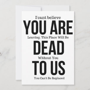 Witzige Schläger für Kollegen, du bist tot zu uns  Einladung