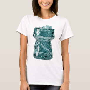 Witzige silberne ABSTRACT ART Grafikdesign T-Shirt