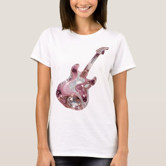 Witzige silberne ABSTRACT ART Statement Design T-Shirt (Vorderseite)