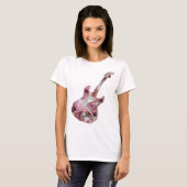 Witzige silberne ABSTRACT ART Statement Design T-Shirt (Vorne ganz)