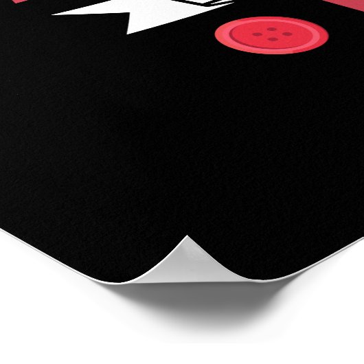 witzige Stichwortart Poster (Ecke)