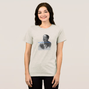 Witzige Therapie Zitat-mein Therapeut sagt, ich bi Tri-Blend Shirt