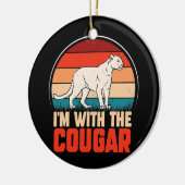 Witzige Tiergrafik, ich bin mit dem Cumgar Keramik Ornament (Links)